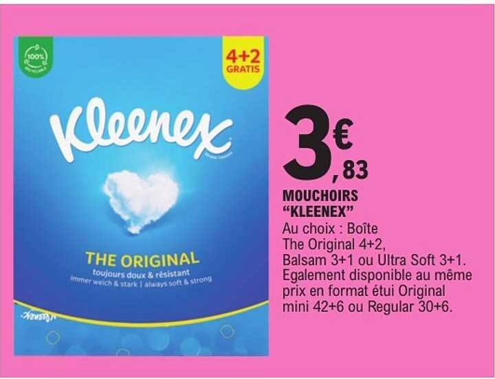 MOUCHOIRS “KLEENEX”