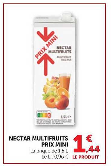 NECTAR MULTIFRUITS PRIX MINI