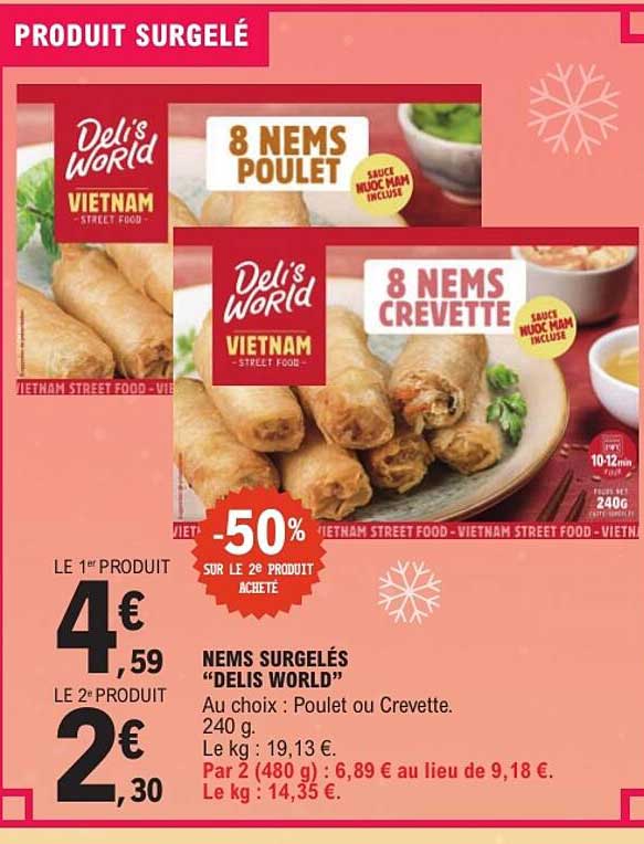 NEMS SURGELÉS “DELIS WORLD”