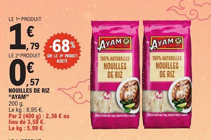 NOUILLES DE RIZ “AYAM”