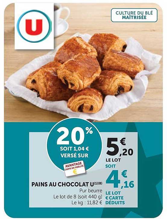 PAINS AU CHOCOLAT U