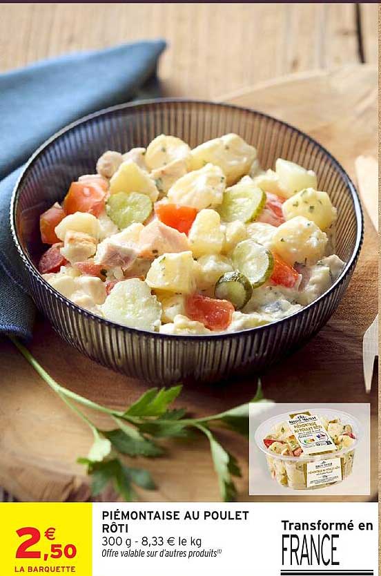 PIÉMONTAISE AU POULET RÔTI