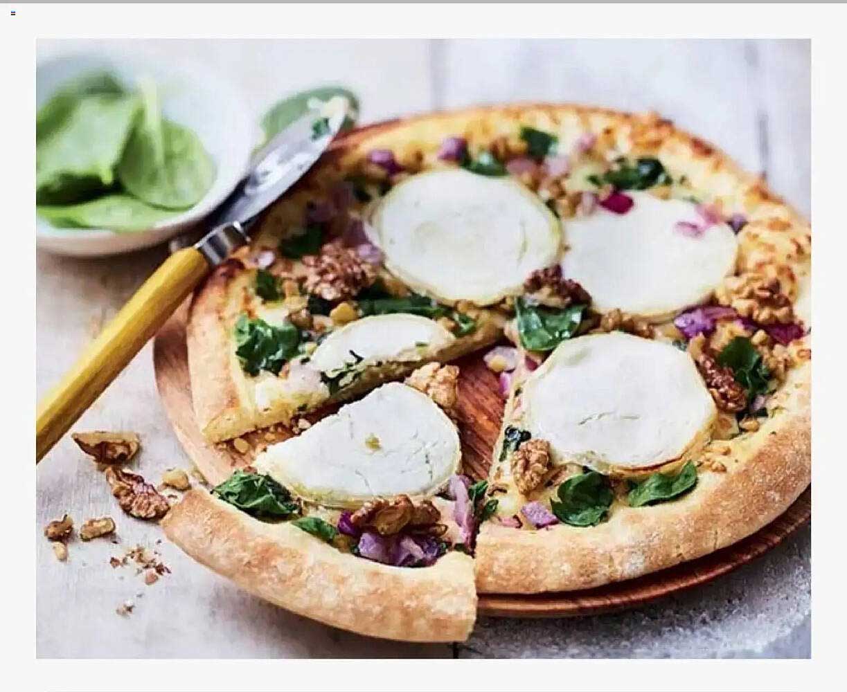 Pizza chèvre miel