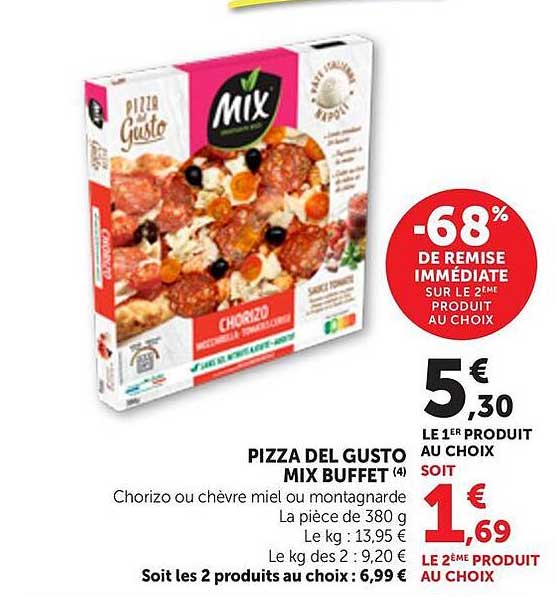 PIZZA DEL GUSTO MIX BUFFET (4)