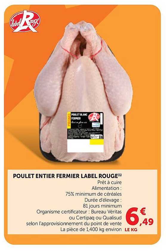 POULET ENTIER FERMIER LABEL ROUGE(1)