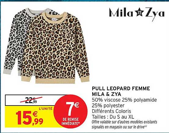 PULL LEOPARD FEMME MILA & ZYA