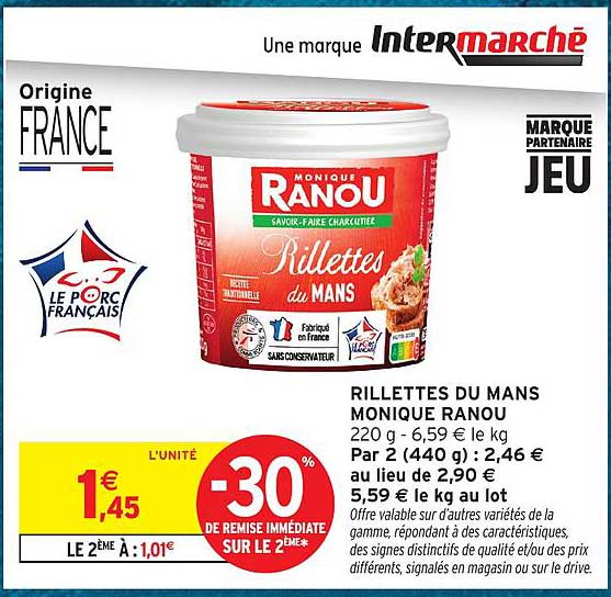 RILLETTES DU MANS MONIQUE RANOU