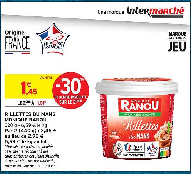 RILLETTES DU MANS MONIQUE RANOU