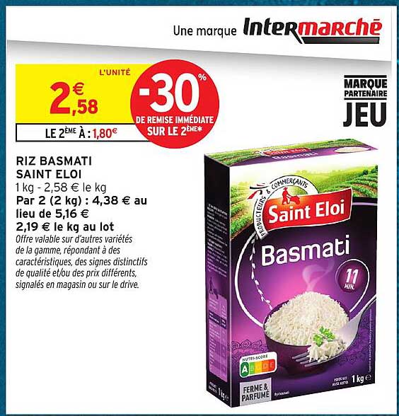 RIZ BASMATI SAINT ELOI