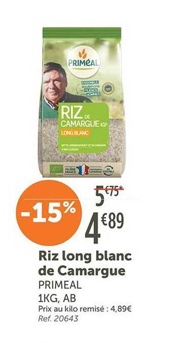 Riz long blanc de Camargue