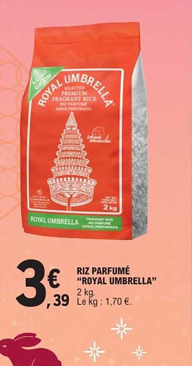RIZ PARFUMÉ “ROYAL UMBRELLA”