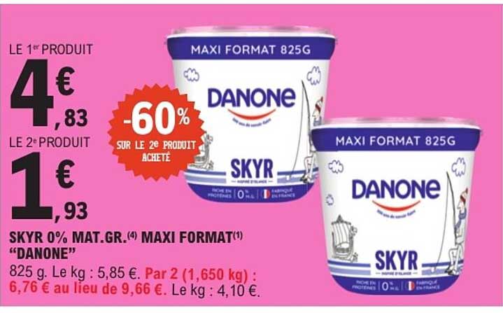 SKYR 0% MAT.GR. MAXI FORMAT "DANONE"