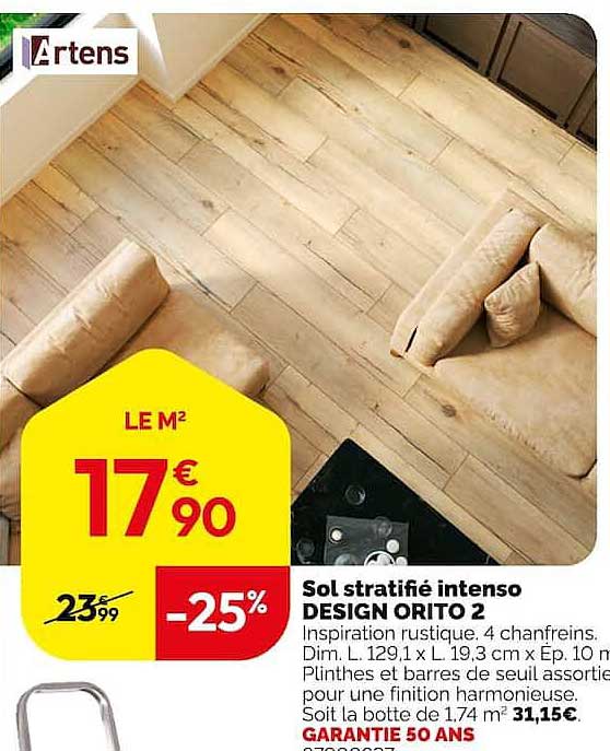 Sol stratifié intenso DESIGN ORITO 2