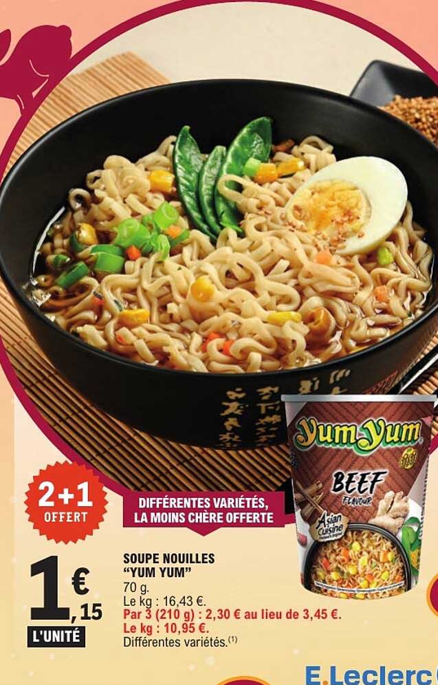 SOUPE NOUILLES “YUM YUM”