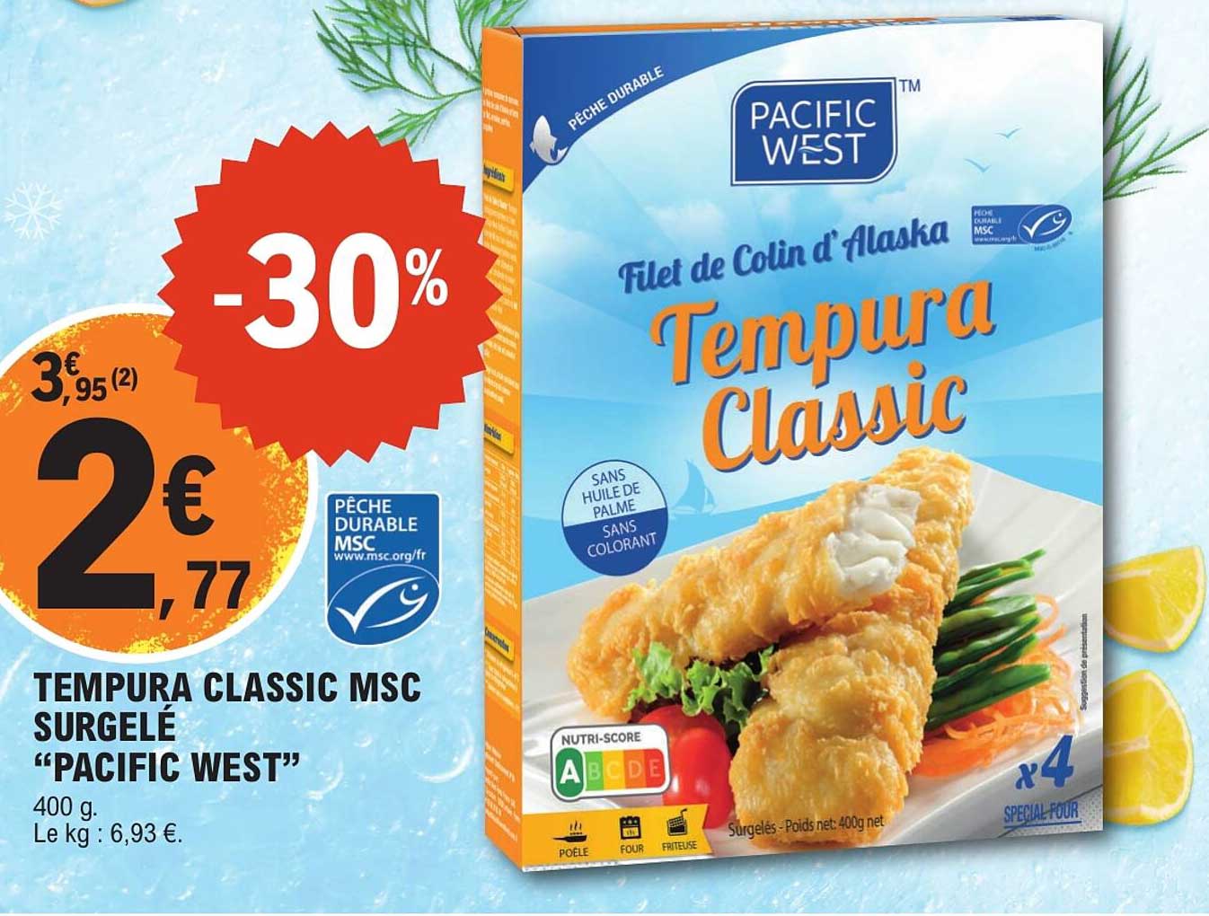 TEMPURA CLASSIC MSC SURGELÉ “PACIFIC WEST”