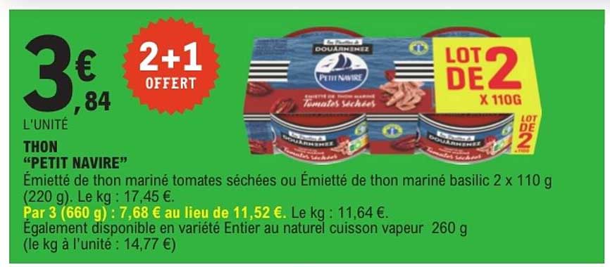 THON “PETIT NAVIRE”