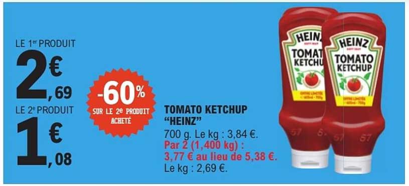 TOMATO KETCHUP "HEINZ"