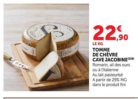 TOMME DE CHÈVRE CAVE JACOBINE