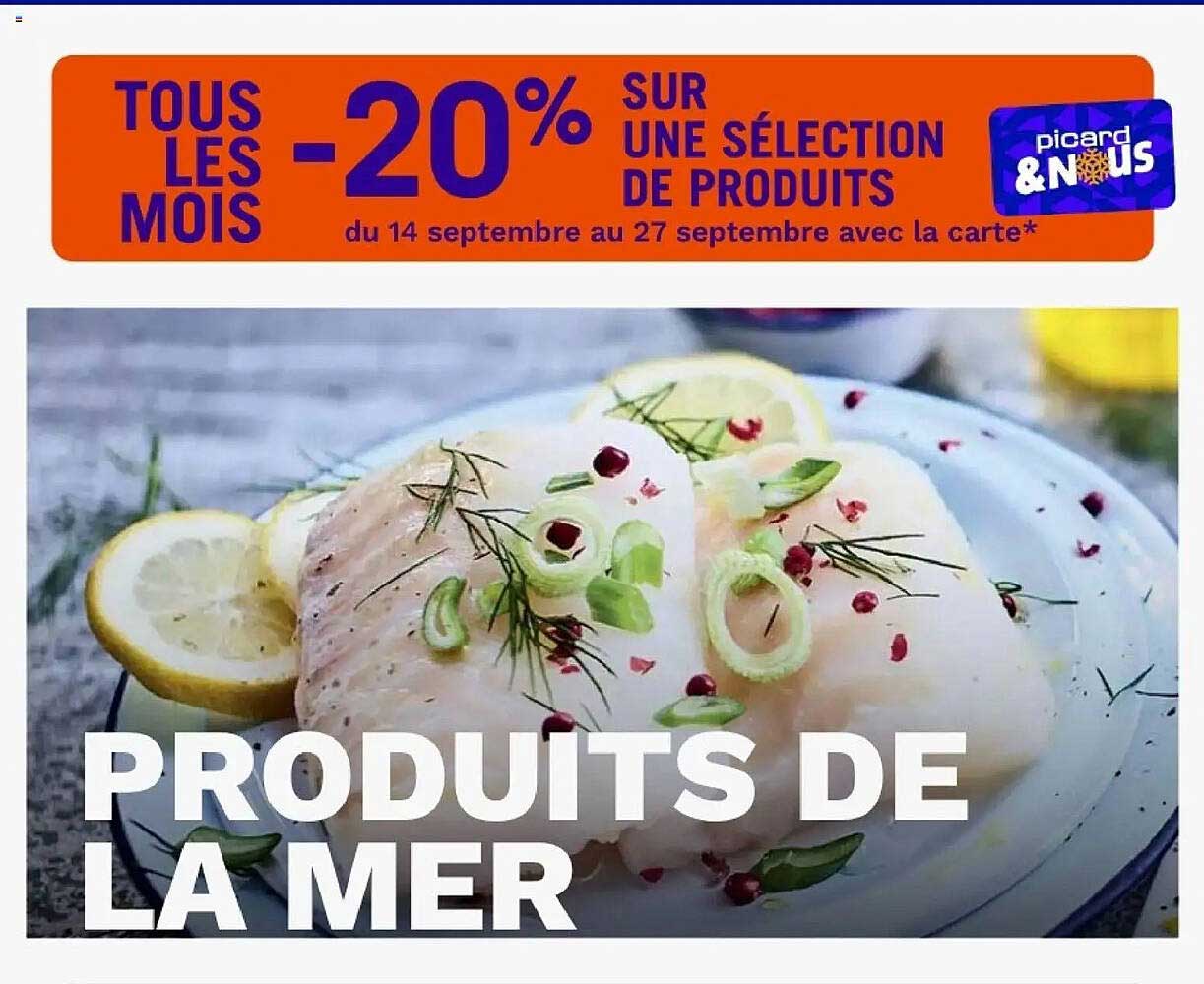 TOUS LES MOIS -20% SUR UNE SÉLECTION DE PRODUITS