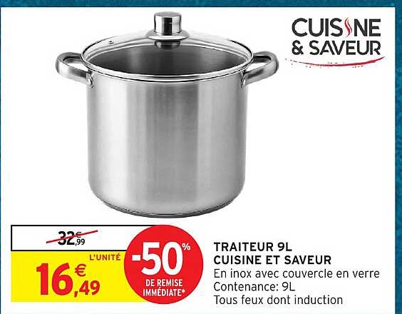 TRAITEUR 9L CUISINE ET SAVEUR