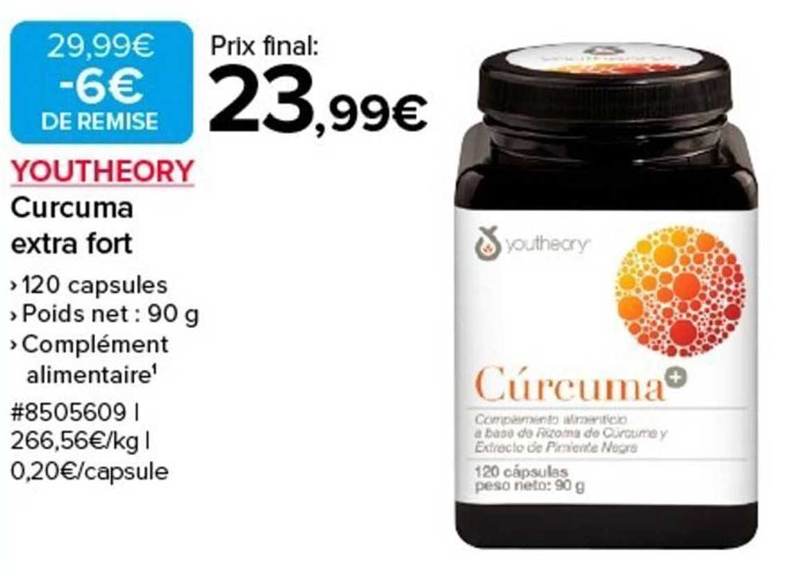 YOUTHEORY Curcuma extra fort
