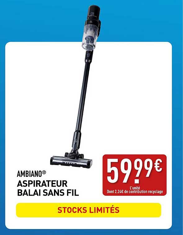Aspirateur Sans Fil Aldi