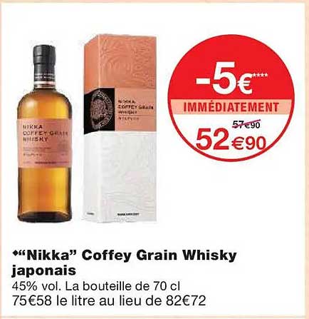"Nikka" Coffey Grain Whisky japonais