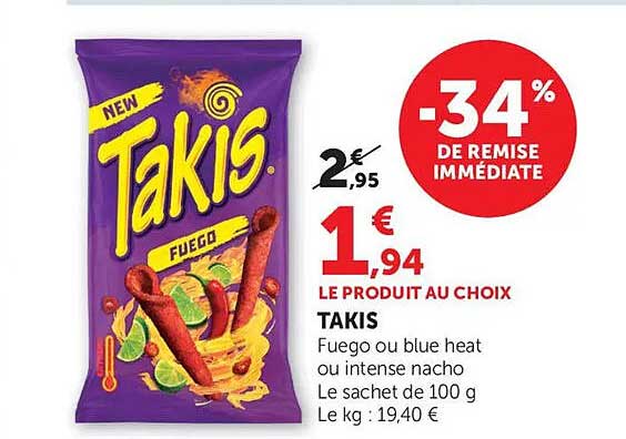 Promo Takis chez Bi1 - 123Catalogue.fr