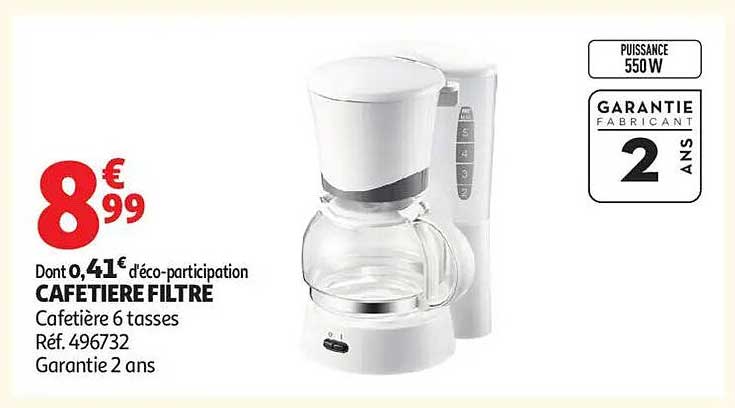 Cafetire Filtre Auchannull