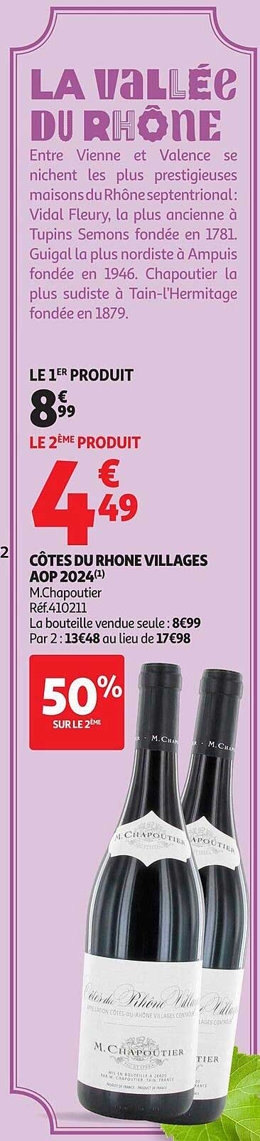 CÔTES DU RHONE VILLAGES AOP 2024