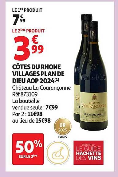 CÔTES DU RHONE VILLAGES PLAN DE DIEU AOP 2024