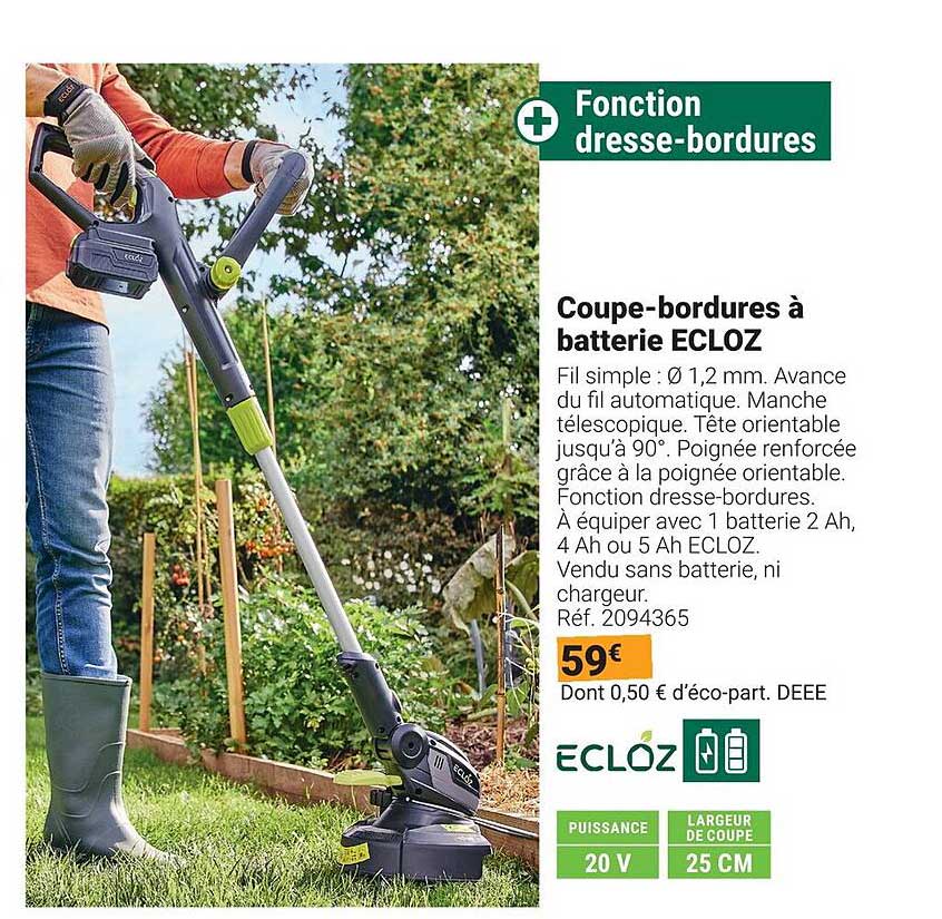 Coupe Bordure Batterie Lidl