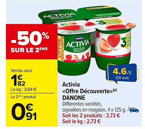 Activia « Offre Découverte »