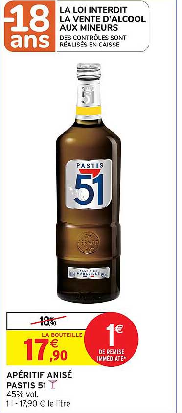 APÉRITIF ANISÉ PASTIS 51