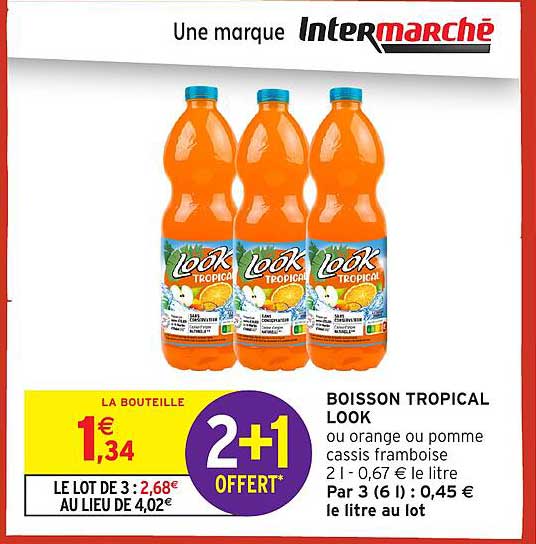 BOISSON TROPICAL LOOK