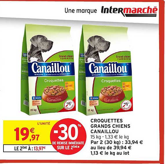 CROQUETTES GRANDS CHIENS CANAILLOU