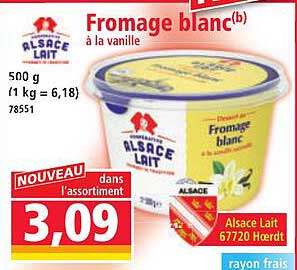 Fromage blanc à la vanille
