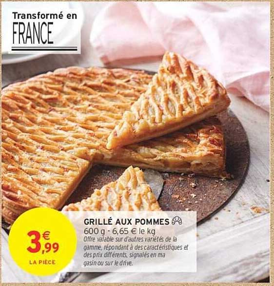 GRILLÉ AUX POMMES