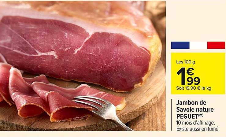 Jambon de Savoie nature PEGUET™