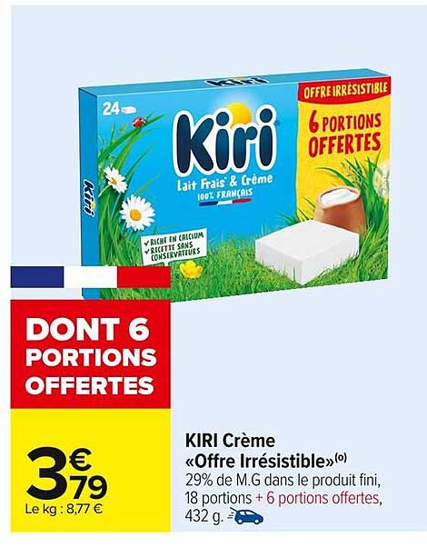 KIRI Crème «Offre Irrésistible»