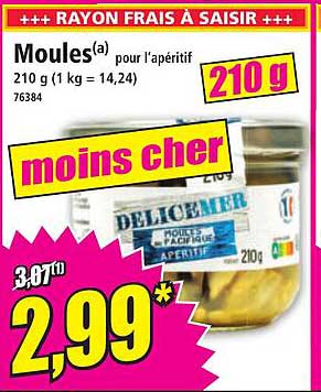Moules(a) pour l'apéritif