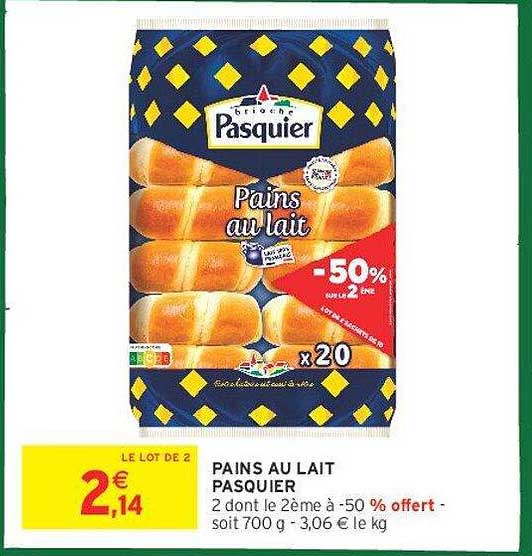 PAINS AU LAIT PASQUIER