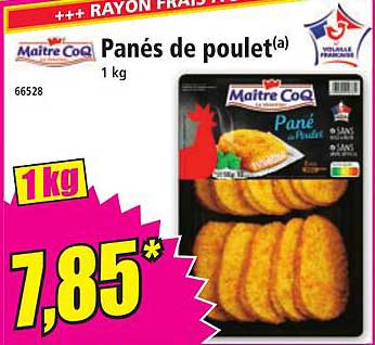 Panés de poulet(a)