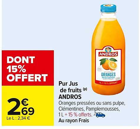 Pur Jus de fruits (P) ANDROS