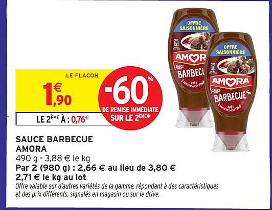 SAUCE BARBECUE AMORA