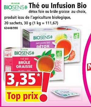 Thé ou Infusion Bio
