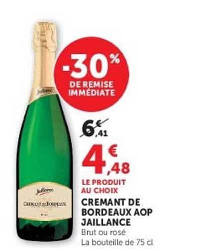 -30% DE REMISE IMMÉDIATE