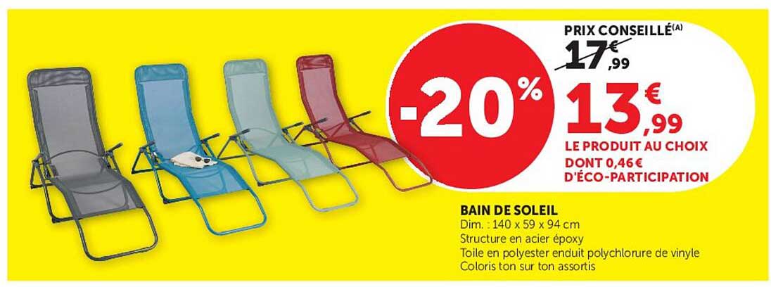 Promo Bain De Soleil chez Super U - 123Catalogue.fr