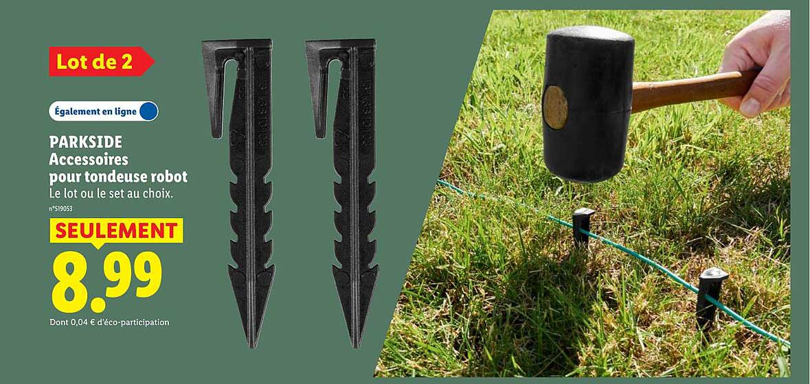 PARKSIDE Accessoires pour tondeuse robot
