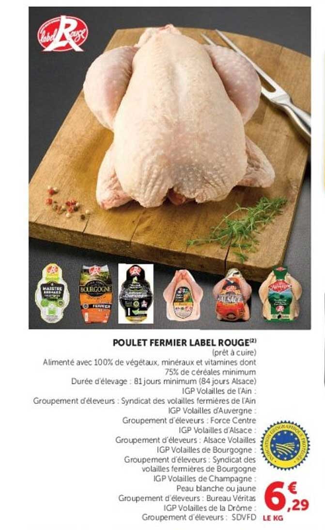 POULET FERMIER LABEL ROUGE
